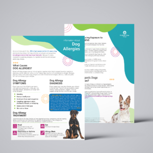 Dog Allergy Tear-off