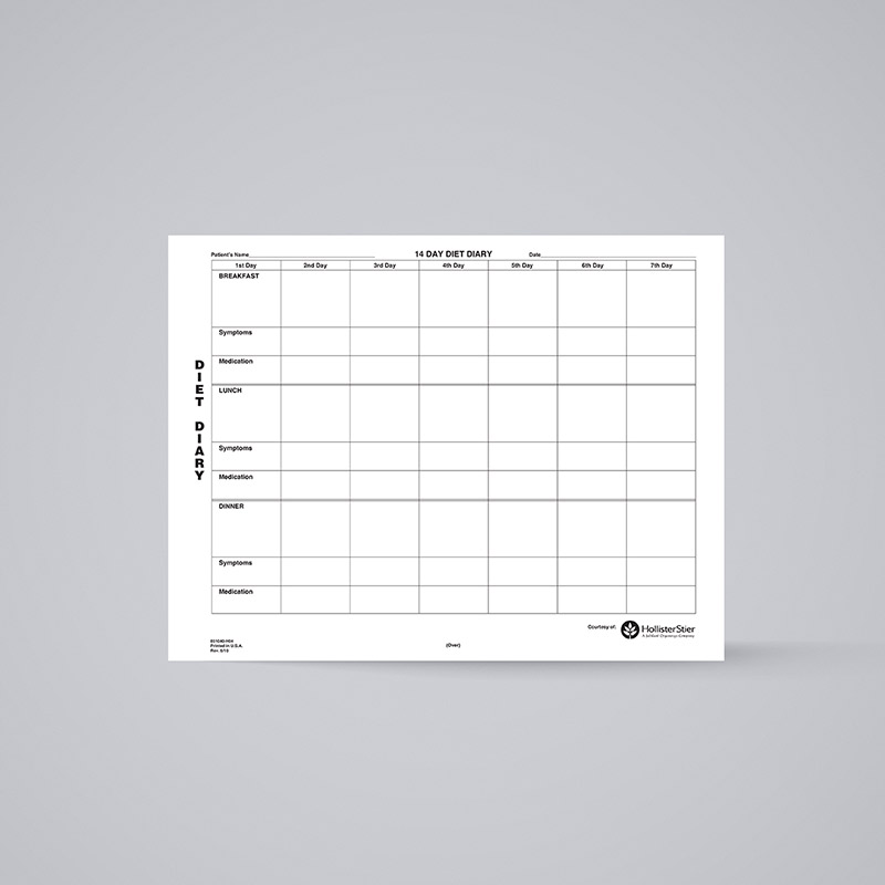 14-Day Diet Patient Form