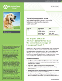 AP Dog Information Sheet