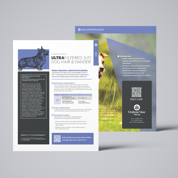 Ultrafiltered Dog Hair and Dander Transition Guide